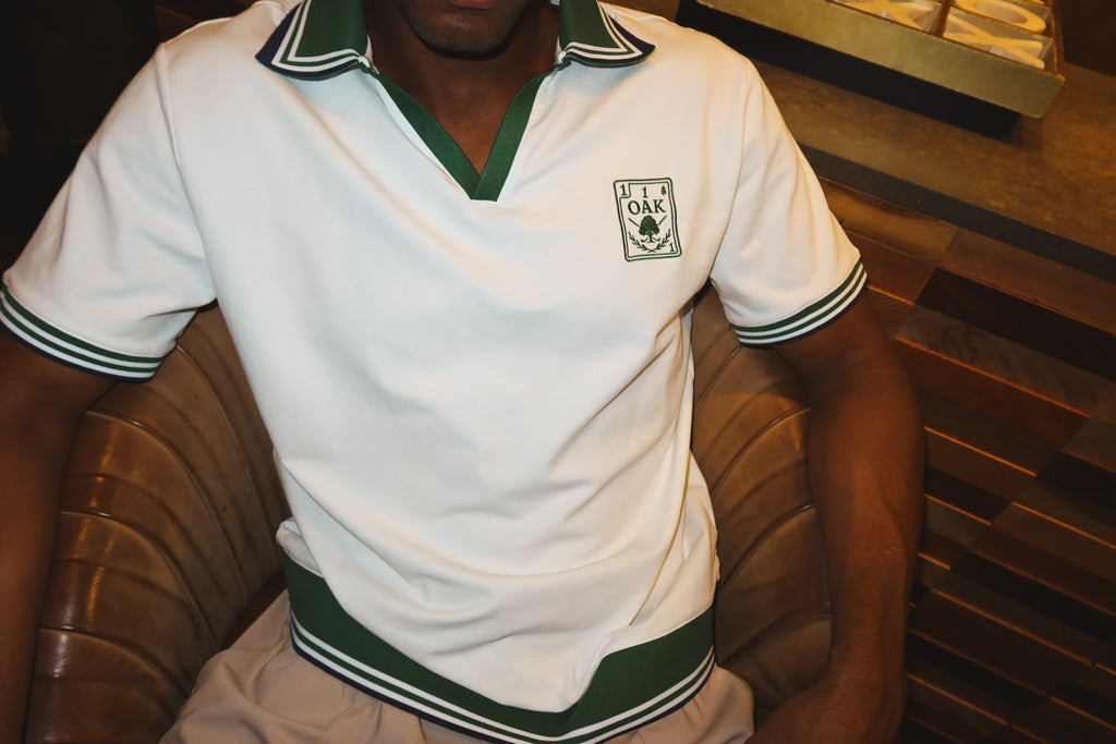 White Johnny Collared Polo