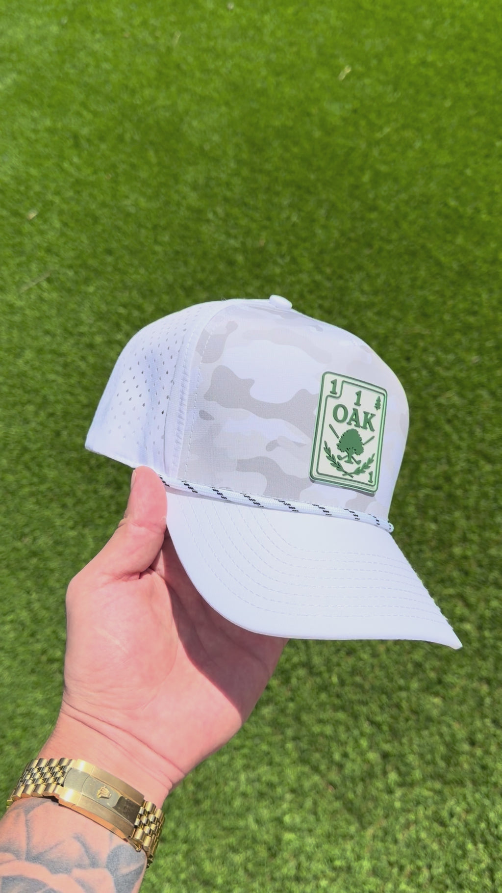 White Camo Hat